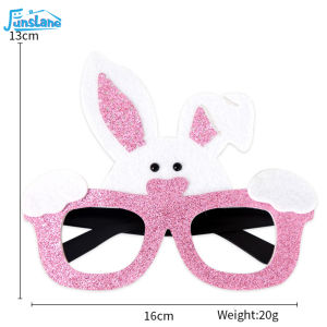 Funslane tiệc phục sinh kính sáng tạo thú vị ăn mặc trứng Thỏ Kính trẻ em tiệc tùng lễ hội đồ cung ứng trang trí