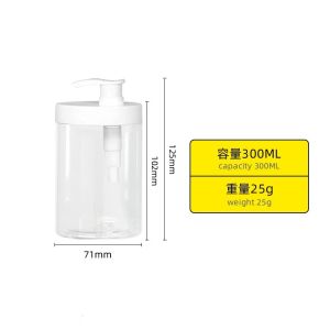 300ml Soap Dispenser Bottles Refillable Pump Bottles for Dispensing Lotions Shampoos