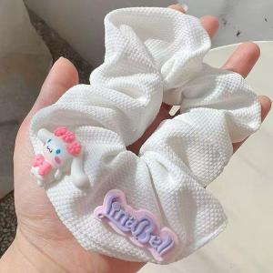 STV Kunciran Rambut Lucu Cinnamorol Kuromi / Scrunchie Kuromi Cinnamoroll kuro Kartun Jepang