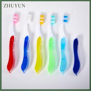 ZHUYUN Xách tay dùng một lần có thể gập lại du lịch cắm trại bàn chải đánh răng răng miệng công cụ làm sạch
