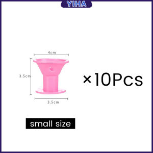 Yiha ที่ม้วนผมซิลิโคน DIY เครื่องมือทําผม รูปเห็ด (ผมหยิกใหญ่/ผมหยิกเล็ก) Curling hair tool