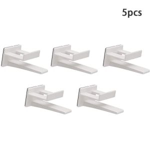 5Pcs Rak Gantung Topi Tempat topi gantung Tempat gantungan topi dinding Perekat