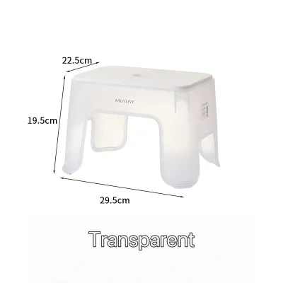 Durable Plastic Step Stool Anti-Slip Mini Stool for Adults & Kids Lightweight & Stackable Design