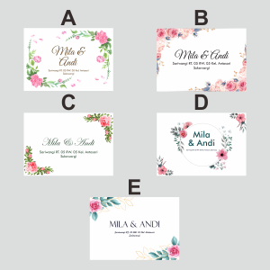 (isi 100lbr Custom nama & alamat) Cetak Amplop Kondangan Wedding Envelope Amplop sumbang | amplop custom nama | amplop motif | amplop aesthetic