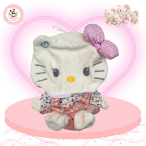 Vỏ Thú Nhồi Bông Hình Mèo Kitty - Vỏ Gấu Bông Mèo Kitty Hồng Đủ Màu Cao Cấp HADA