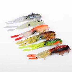 ADREE Soft Material Fishing Lure PVC Material Lifelike Design PVC Swimbait 2026 S/L Size Lifelike Octopus Bait Saltwater Fishing
