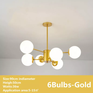 【10Year Warranty With Bulb】Chandelier Ceiling lights Nordic Modern minimalist design Retro Chandelier Center Light Molecular Lamps Led Tricolor Chandelier Ceiling Lights For Living Room Bedroom dining Table Bar Counter At Night