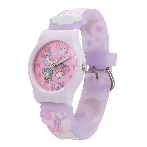 OKKFINE Sanrio Children Quartz Watch Waterproof 3D Wrist Watches Kids Gift Melody KT Kuromi Cinnamoroll Boys Girls Clock