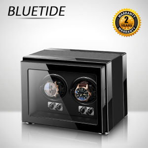 Wooden Watch Winder Box Storage Automatic Rotating Watch Box 9 Slots Led Shaker Luxury Inner Cortex Organizer Tray Holiday Gifts