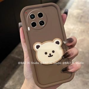 ใหม่ เคส Phone Case Tecno Camon 30 Pro Camon30 Premier 20 19 Pro 4G 5G Ins หมีแฟชั่นการ์ตูนน่ารัก เคสโทรศัพท์ 2024ฝาหลังนิ่มกันกระแทกรวมทุกอย่าง