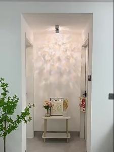 SXH Home Decor Dynamic Water Ripple Spotlight for Bedroom Living Room Entryway Beauty and Nail Salon Sparkling Ambient Lighting