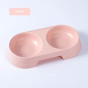 Dog Bowl Pet Feeder 2 In 1 Double Bowls Dog And Cat Drinking Bowl Food