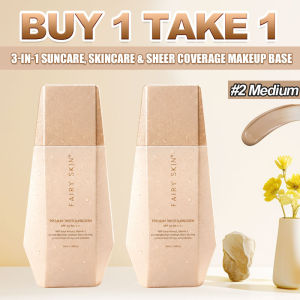 【BUY 1 TAKE 1】NEW Fairy Skin Premium Brightening Sunscreen SPF 50 PA++++ | Broad-spectrum Tone Up Sunscreen