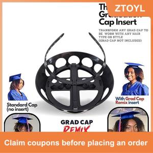 【ZTOYL】 Tốt nghiệp cap Headband ổn định tốt nghiệp hat chủ An toàn GRAD cap kiểu tóc