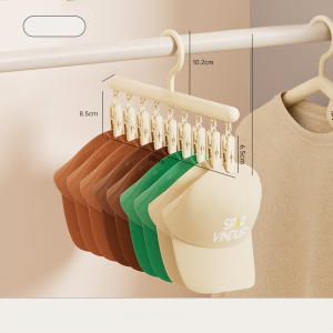 Multi-port Support Hangers Multifunctional Household Nonmarking Clip Home Clothes Socks Underwear Drying Rack
