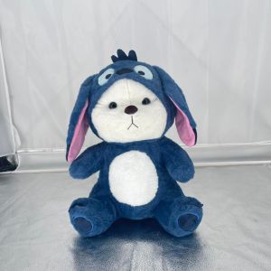 2-in-1 Removable Hood Animal Cosplay Bear Plush Toy Soft Stuffed Huggable Doll Gift Hat Bear Doll Childrens Doll