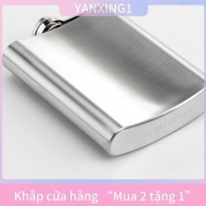 [COD] YANXING1 1 4 5 6 7 8oz xách tay mini thép không gỉ rượu Hip Flask cho rượu Chai du lịch Whisky chai Mug Flask