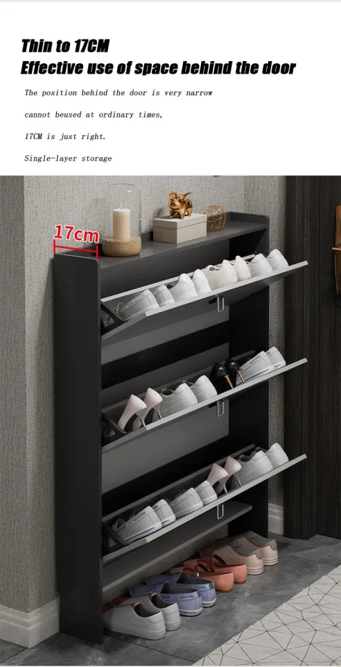 SG Ready Stock shoe rack slim shoe cabinet shoes shoe cabinet plastic shoe rack with seat