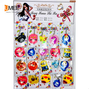 20Pcs Party Gift Random Keychain Mix Character Pad for Party Gift-Loot bag Filler