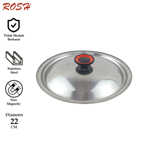 ROSH Tutup Wadah / Panci Cover Colander Stainless Steel Anti Karat ROS-PR-CC
