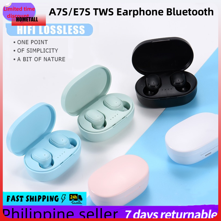 【Philippine Delivery】A7S/E7S TWS Earphone Wireless Bluetooth Earphones