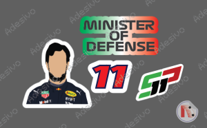 Sergio Perez (Red Bull) Stickers / MATTE / Waterproof / Scratchproof