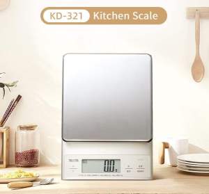 TANITA  KD-321 Kitchen Scale 3kg Capacity - For Home Baking Restaurant & Café Use Digital Food Scale