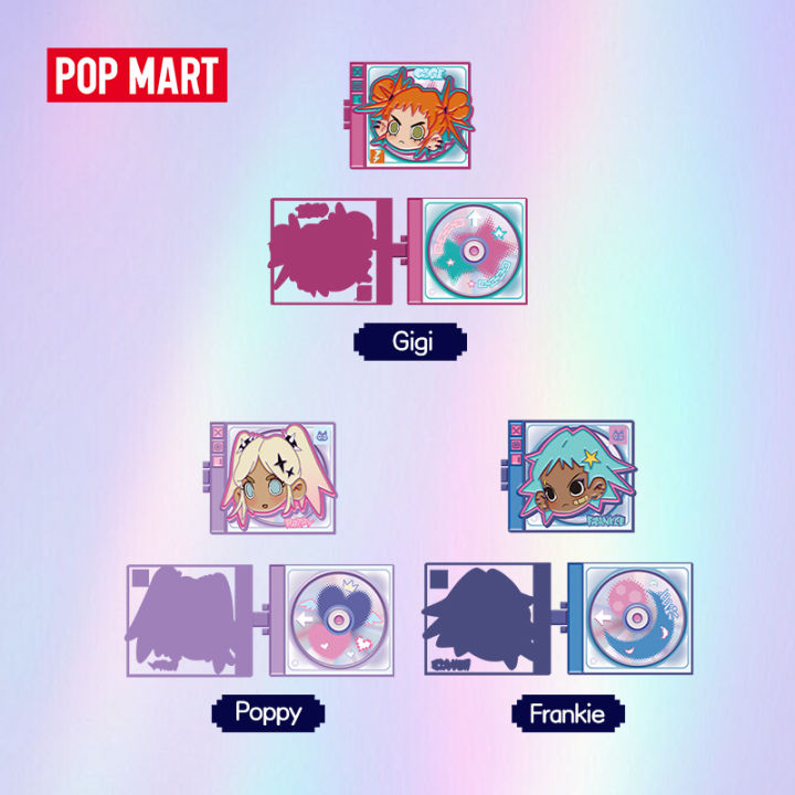 POP MART Lil Peach Riot: Loading! Series-Pin (GIGI/POPPY/FRANKIE ...