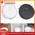 【winnereco】 Wet Mopping Vacuum Cleaner USB Rechargeable 1000Pa Suction Robot Vacuum Smart Navigation To Avoid Objects for Home Floor Washing. 