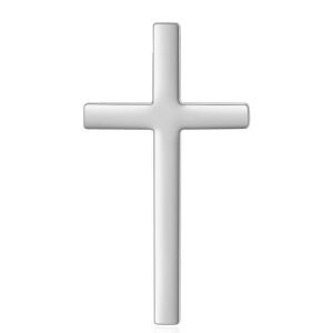 AE European and American sleek simplicity 45MM Cross pendant for women personalized stainless steel necklace can be engraved Logo