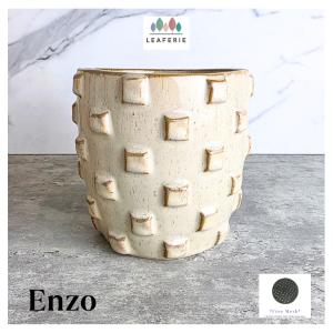 The Leaferie Enzo plant pots. Ceramic flowerpot . flowerpots . flower pot . planter . planters
