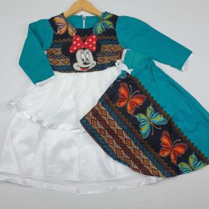 Gamis Anak Perempuan Kerudung & Baju Muslim Anak Size 2-3 Tahun