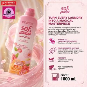 sof & mmmmm All-time Fresh Concentrated Fabric Conditioner 1000ml Personal Collection Glitz & Glam