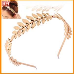 🔥🔥🔥ranghe เครื่องประดับผมของผู้หญิงที่คาดผมกิ่งใบลอเรลที่คาดผมผมรูปมงกุฎใบไม้