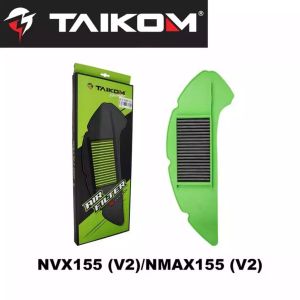 TAIKOM RACING AIR FILTER RACING PNP STAINLESS STEEL WASHABLE HONDA BEAT/ADV/VARIO & YAMAHA NMAX/NVX/SOLARIZ/AVANTIZ