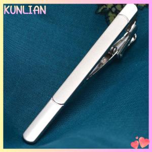 [KUNLIAN] 1Pc Color Necktie Pin Tie Clip For Men Wedding Necktie Tie Clasp Clip