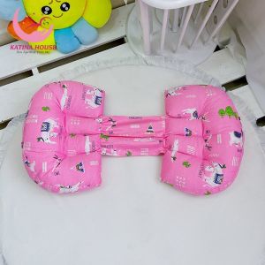 Gối bầu cánh tiên cao cấp Katina House vải cotton satin hàn quốc mềm mát giúp nâng đỡ bụng bầu