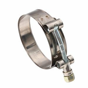 INVADER Stainless Steel T-Bolt Clamp Universal 42mm-109mm Hose Clamps Reliable Intercooler Clamps