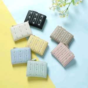Genie Wallet Dompet Wanita - Motif bunga Dompet lipat - Tas wanita mini - Dompet terbaru kekinian