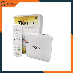 Tivi Box TXP-Pro Plus 5G điều khiển giọng nói xem truyền hình bản quyền.