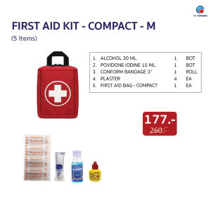 HIGRIMM FIRST AID KIT - COMPACT-M (5 items)  ชุดปฐมพยาบาล รุ่นคอมแพค-เอ็ม (5 รายการ)