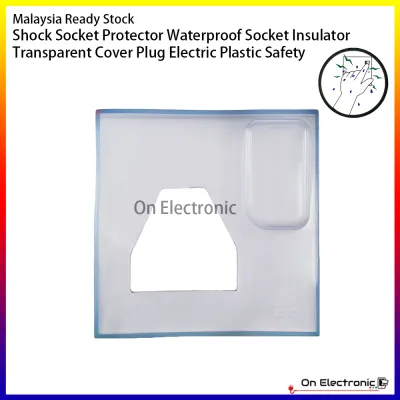 Shock Socket Protector Waterproof Socket Insulator Transparent Cover Plug Electric Plastic Safety