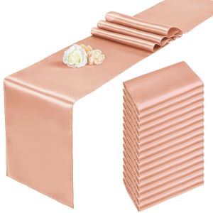Wedding Satin Table Runner Sage Green 30x275cm Long Party Supply Christmas Home Dining Banquets Luxury Table Decoration