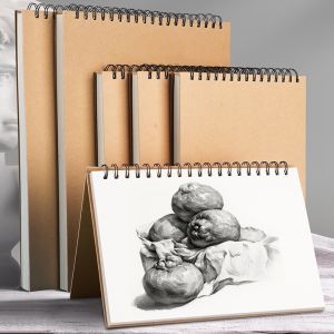 A3/A4/A5 Professional sketchbook Thick paper Spiral notebook Art Pencil drawing notepad school supplies