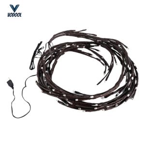 LED Vine Tree Branch Lights with Remote Control Wall Decoration Vine Lights USB Powered Tree Vine Light for Christmas Decoration [Vodool Center]