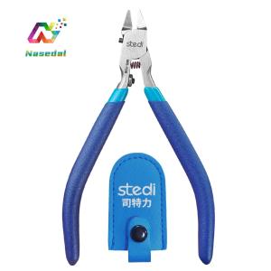 Stedi Single-Blade Nipper MS106 for Military Model Sprue Cutter 3mm Cutting Range Ultra-Thin Model Cutting Tool 60CRV Steel Precision Assembly Nipper Durable Labor-Saving Plier