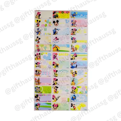GifthausSG Back To School Name Stickers Labels Goodie Bag Sticker Stationary Birthday Teachers Day Children Day Christmas