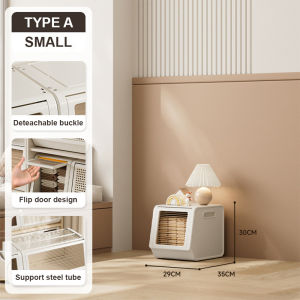 Borong365 Kotak Penyimpanan Penutup Flip Multi-Layer Flip Cover Storage Box Toy Storage Organizer Stackable Storage Box