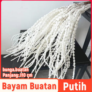 1/3/5/10 pcs Bunga Amaranth Palsu Gantung Cocok untuk Pesta Liburan Dekorasi Rumah Pesta Pernikahan Bunga Palsu Luar Ruangan