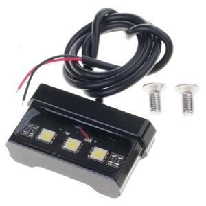 Xe máy Đèn biển số xe không thấm nước phía sau đuôi giấy phép tấm ánh sáng phổ đèn trang trí bộ phận thay thế